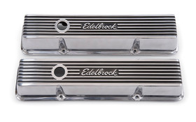 Edelbrock Valve Cover Kit Elite Ii Series Sbc Short 4262