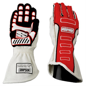 Simpson Safety Competitor Glove X-Large Red Outer Seam 21300Xr-O