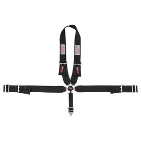 G-Force 5Pt Harness Camlock Black U Shoulder Pull-Dn 7140Bk