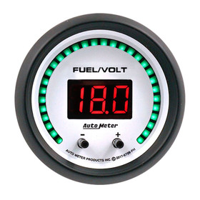 Autometer 2-1/16 Fuel/Volt Gauge Elite Digital Ph Series 6709-Ph