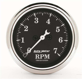 Autometer Gauge Tachometer 2 1/16I N 7K Rpm In-Dash Black B 1797