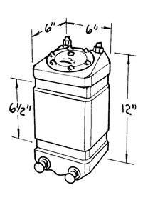 Jaz 1-Gallon Pro Drag Fuel Cell 220-001-01