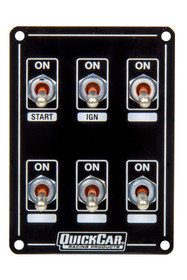 Quickcar Racing Products Ignition Panel Extreme 6 Switch Dual Ignition 50-7614