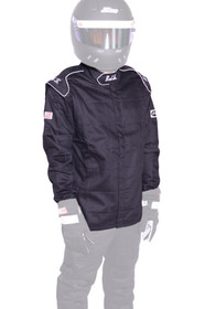 Rjs Safety Jacket Black Xx-Large Sfi-3-2A/5 Fr Cotton 200430107