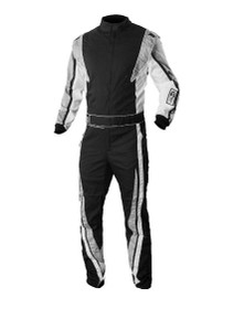 K1 Racegear Suit Victory Black Medium / Large Sfi 1 20-Vic-N-Ml