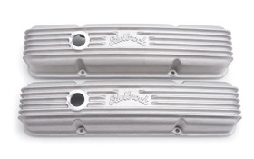 Edelbrock Valve Cover Kit Classic Finned Sbc 59-86 41439