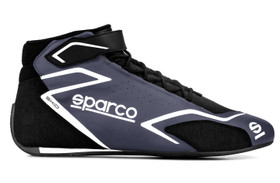 Sparco Shoe Skid Black / Gray Size 10-10.5 Euro 44 00127544Nrgr
