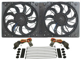 Derale 10In Dual High Output Rad Fans Puller 16812