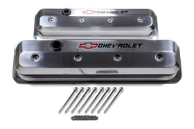 Proform Sbc Valve Cover Slant Edge Polished 141-843