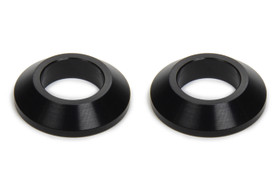 Ti22 Performance Tapered Spacers 1/2In Id 1/4In Thick Black 2Pk Tip8221