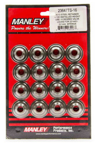 Manley 1.570 H-13 10-Deg Valve Spring Retainers +.100 23647Ts-16