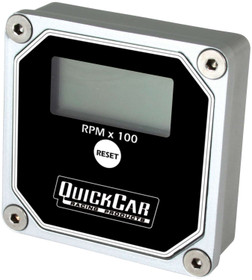 Quickcar Racing Products Lcd Recall Tach Black  611-100
