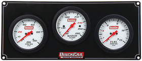 Quickcar Racing Products 3 Gauge Extreme Panel Op/Wt/Fp 61-7012