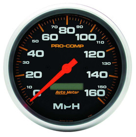 Autometer 5In P/C Electric Speedo 0-160Mph 5189