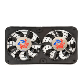 Flex-A-Lite Dual 12-1/8In Lo Profile Puller Fan W/O Controls 105422