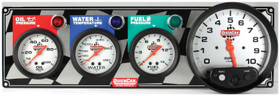 Quickcar Racing Products 3-1 Gauge Panel Op-Wt-Fp-Tach 61-6042