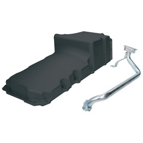 Allstar Performance Ls Oil Pan Cast Alum Black All26241