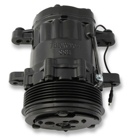 Holley Ac Compressor Sanden Sd7 R-134A Black 199-104