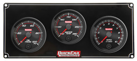 Quickcar Racing Products Redline 2-1 Gauge Panel Op/Wt W/Recall Tach 69-2231