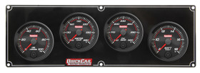 Quickcar Racing Products Redline 4 Gauge Panel Op/Wt/Ot/Volt 69-4027