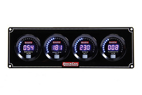 Quickcar Racing Products Digital 4-Gauge Panel Op/Wt/Ot/Fp 67-4021