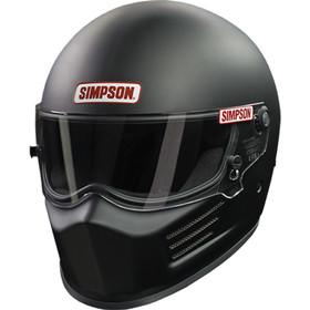 Simpson Safety Helmet Super Bandit Large Flat Black Sa2020 7210038