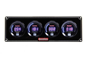 Quickcar Racing Products Digital 4-Gauge Panel Op/Wt/Fp/Wp 67-4026