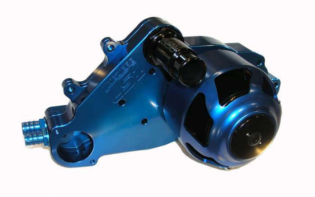 Meziere Sbc Ls1 Billet Electric W/P - Blue Wp319B