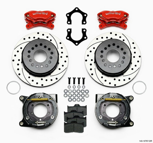Wilwood Rear Brake Kit Dynalite Mopar / Dana W/Park Brk 140-10767-Dr
