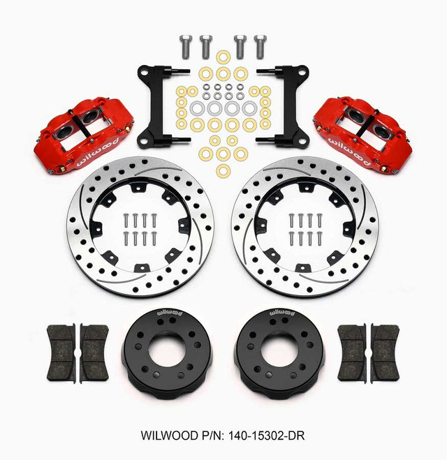 Wilwood Front Disc Brake Kit C10 Pro Spindle 12.19In 140-15302-Dr