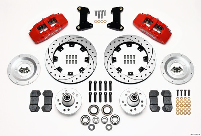 Wilwood Front Disc Brake Kit 74- 78 Mustang 12.19 Drilled 140-10742-Dr