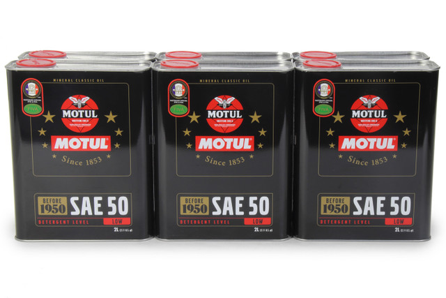 Motul Usa Classic Oil Sae 50 Case 10 X 2 Liter 104510