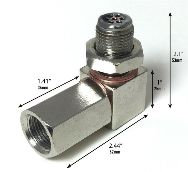 Prosport Gauges Sensor Extension O2 Mini Catalytic Converter Pso2Cel-90