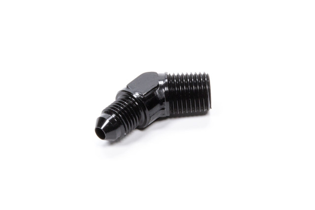 Fragola 45 Deg Adapter Fitting #4 X 1/4 Mpt Black 482344-Bl Fragola 45 Deg Adapter Fitting #4 X 1/4 Mpt Black 482344-Bl