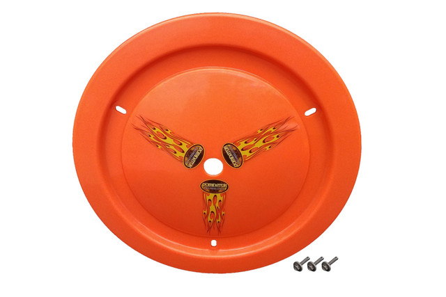 Dominator Racing Products Wheel Cover Bolt-On Fluo Orange Real Style 1006-B-FOR