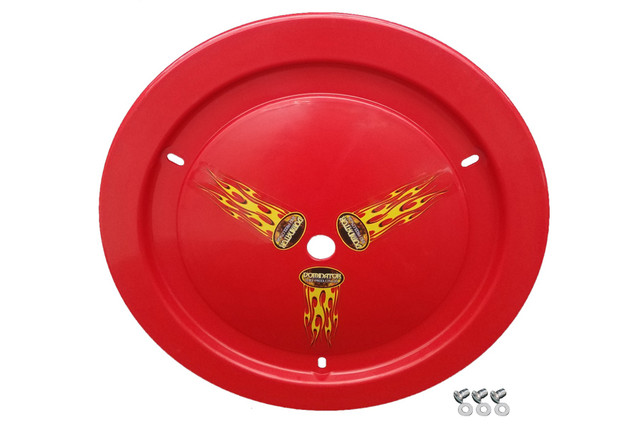 Dominator Racing Products Wheel Cover Dzus-On Red 1012-D-RD