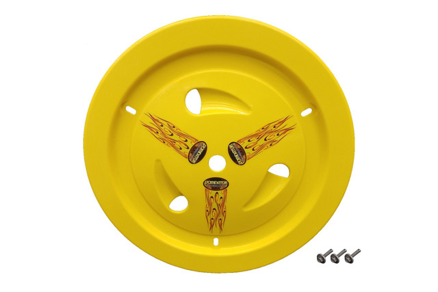 Dominator Racing Products Wheel Cover Bolt-On Yellow 1013-B-YE