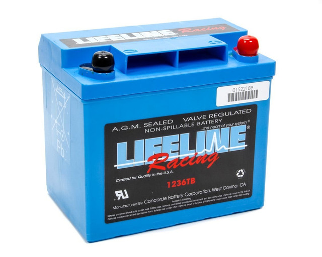 Lifeline Battery Power Cell Battery 7.71 x 5.18 x 6.89 LL-1236TB