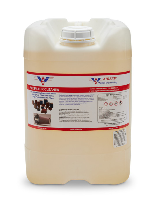 Walker Performance Filtration Air Filter Oil 5 Gallon Bucket 3000479