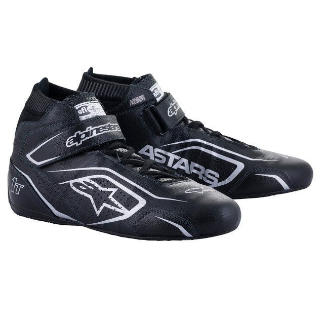 Alpinestars Usa Shoe Tech-1T V3 Black / Silver Size 9.5 2710122-119-9.5