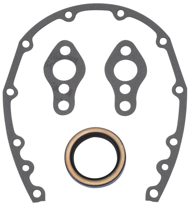 Edelbrock Sbc Timing Cover Gasket  And Oil Seal Kit 6997