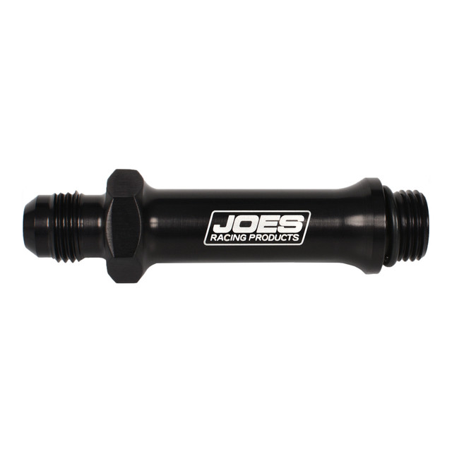 Joes Racing Products Port Fitting -6An Extended Black 42050-B