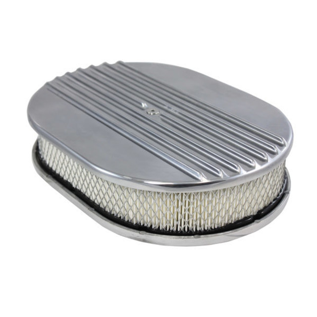 Specialty Products Company Air Cleaner Kit  12In X 2In Oval Half Finned Top 6490