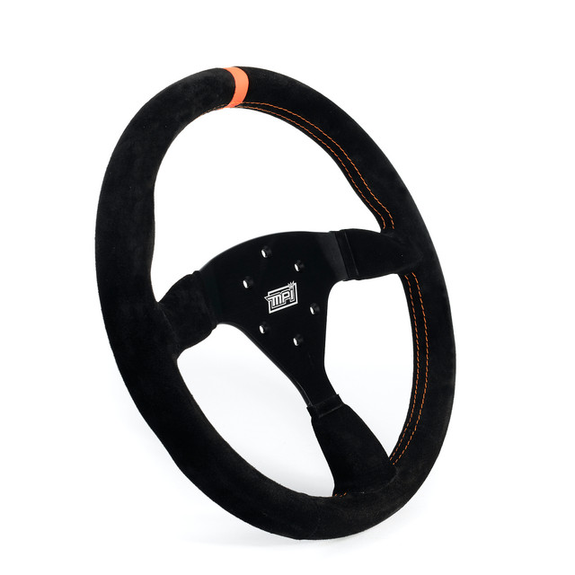 Mpi Usa Track Day Steering Wheel 14In Flat Suede Mpi-F2-14 Mpi Usa Track Day Steering Wheel 14In Flat Suede Mpi-F2-14