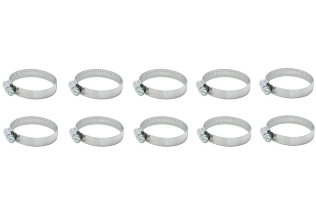 Vibrant Performance S.S. Worm Gear Clamps 2.79In To 3.74In 10 Pack 12155