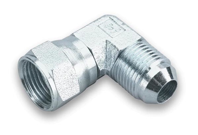 Earls #4 Female To #4 Male Steel 90 Deg Adapter 966304Erl Earls #4 Female To #4 Male Steel 90 Deg Adapter 966304Erl