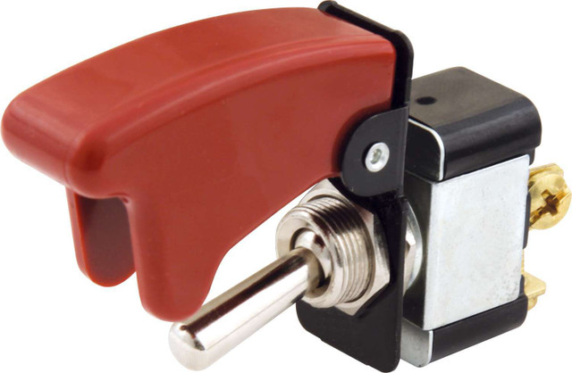Quickcar Racing Products Toggle Switch With Flip Cover 50-520 Quickcar Racing Products Toggle Switch With Flip Cover 50-520