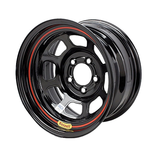 Bassett Wheel 15In X 7In 5X100Mm Dot Black Bas57Rn4 Bassett Wheel 15In X 7In 5X100Mm Dot Black Bas57Rn4