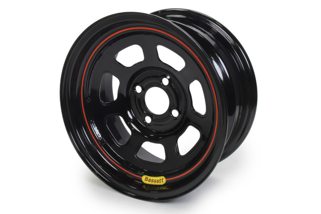 Bassett 15X7 4X4.25 3In Bs D-Hole Lite Black 57Sp3