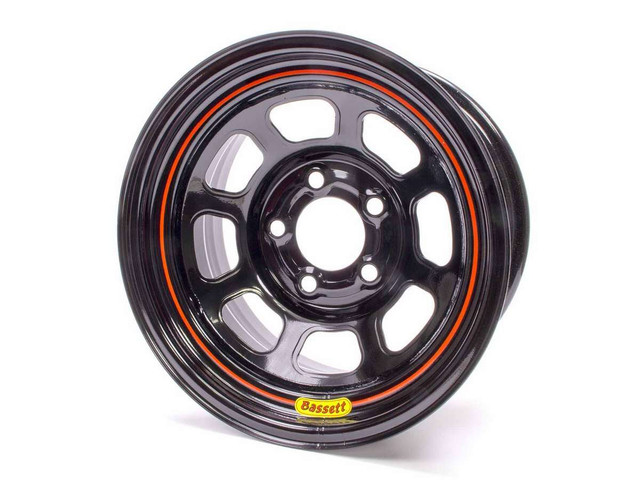 Bassett 15X8 5X4.75 Black Spun  58Sc2